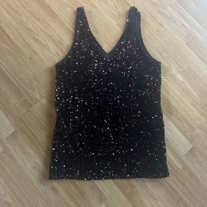 Large brown sequined party dress from H&M!!